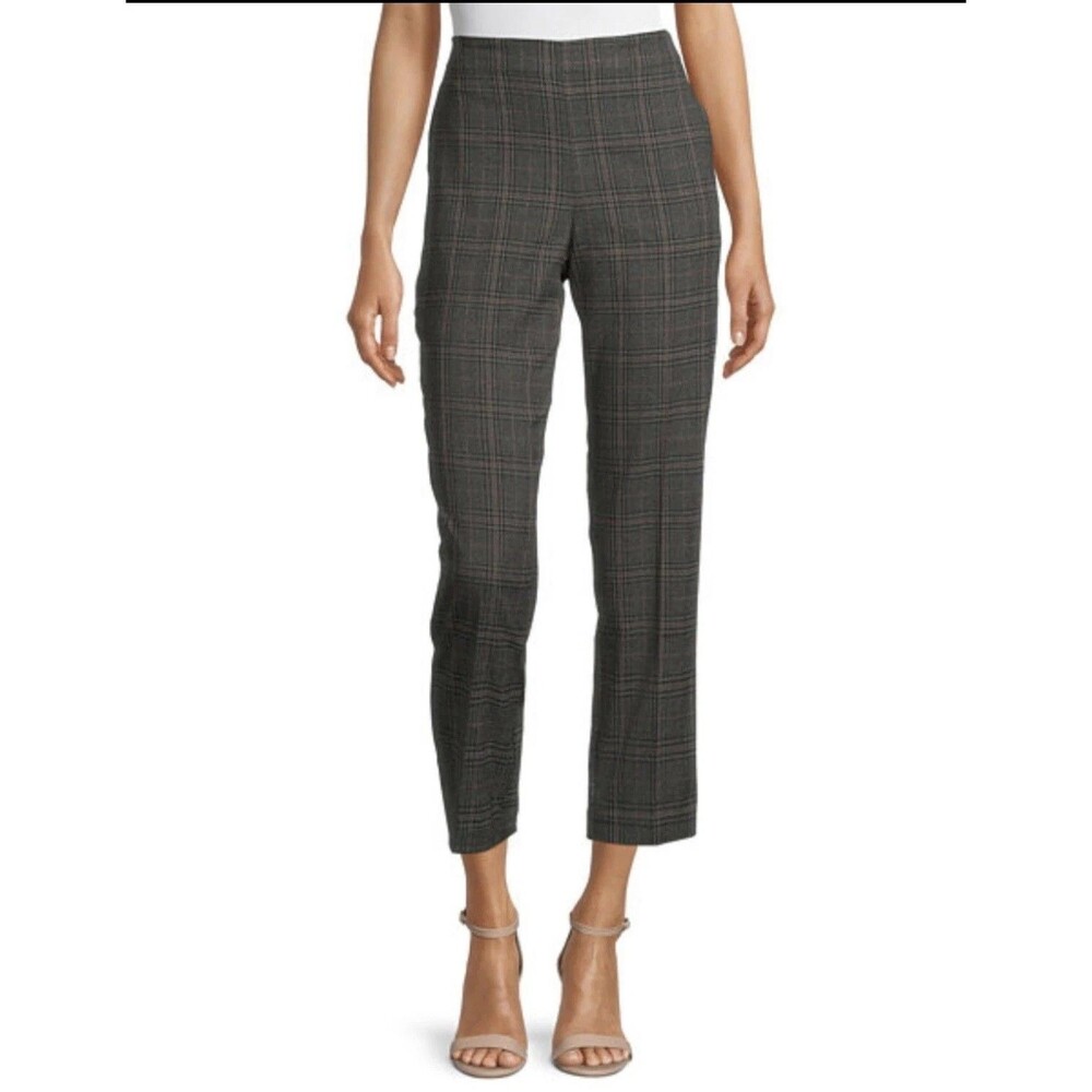 NWT Liz Claiborne Womens Erin Staright Leg Ankle Mid Rise Pull On Dress Pants 8